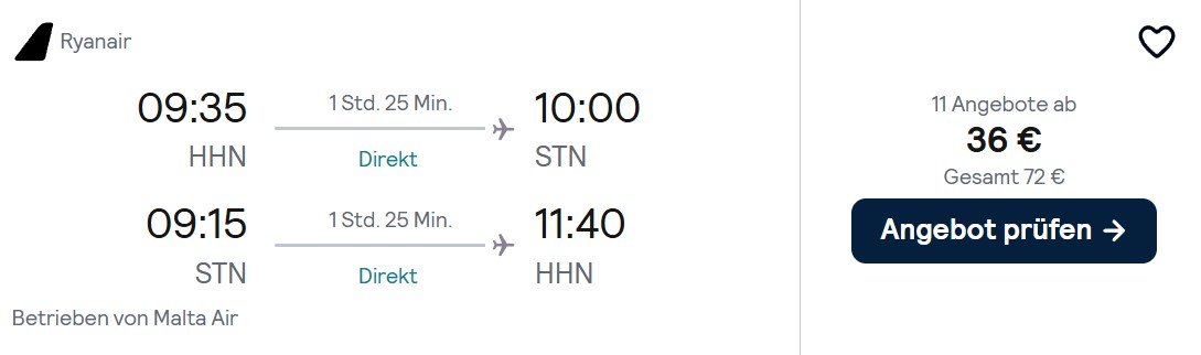 London Flug