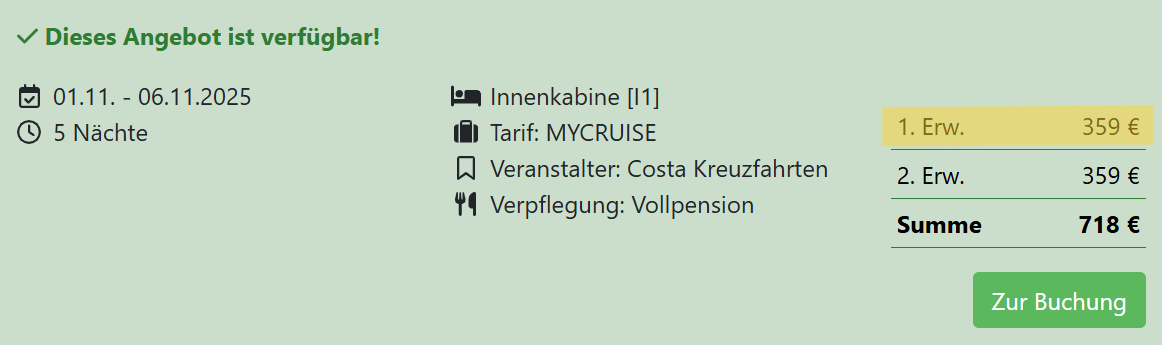 Mittelmeer-Kreuzfahrt-Schnäppchen