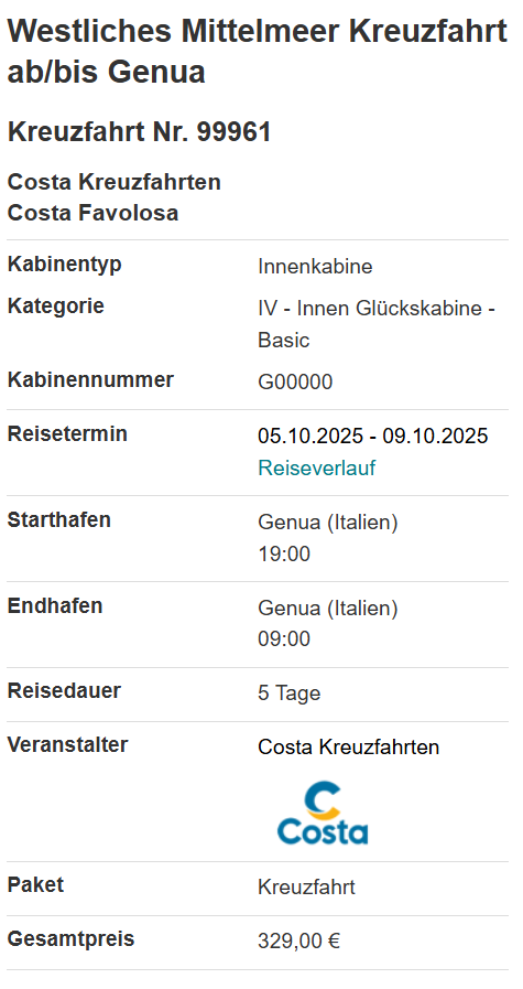 Single Kreuzfahrt Angebot