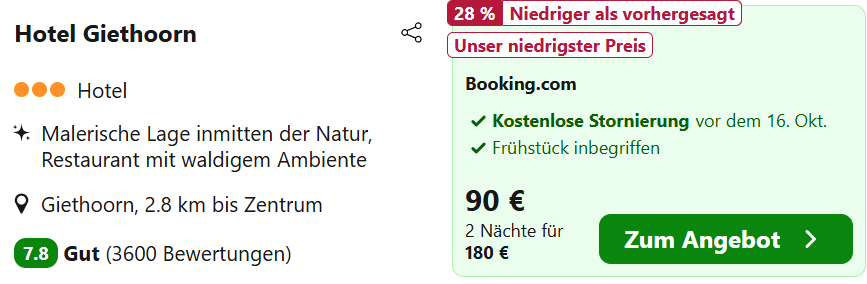 Niederlande-Hotel-Schnäppchen