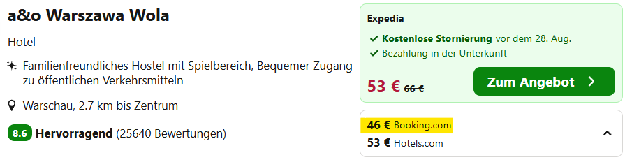 Polen Hotel Angebot