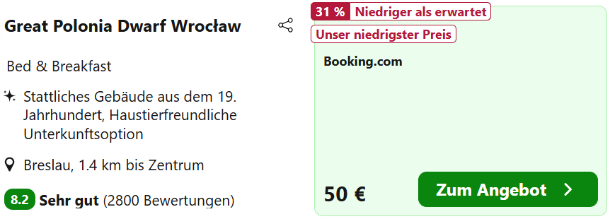 Polen-Hotel-Schnäppchen