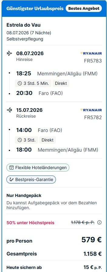 Portugal Reise Angebot