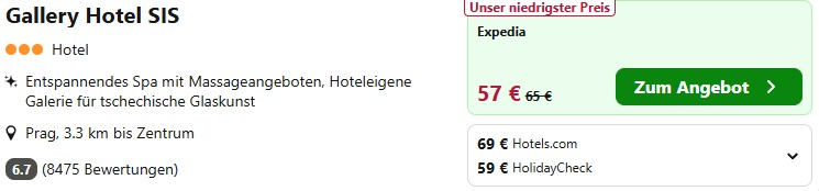 Prag Hotelangebot