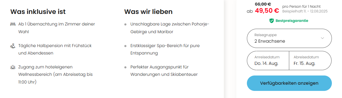Slowenien Hotel Angebot