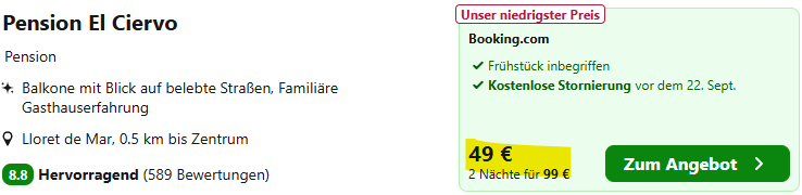 Süanien Hotel Angebot
