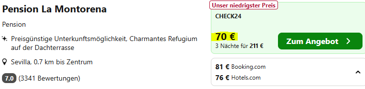 Spanien Kombi Angebot