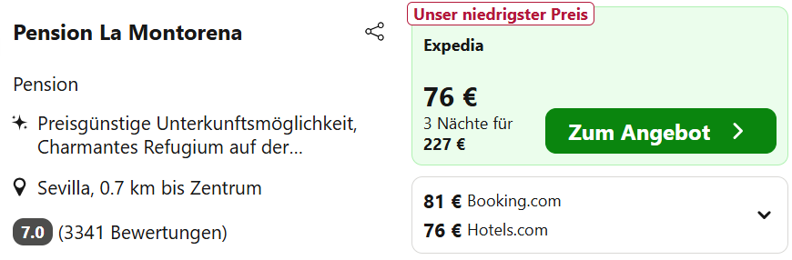 Spanien-Hotel-Schnäppchen