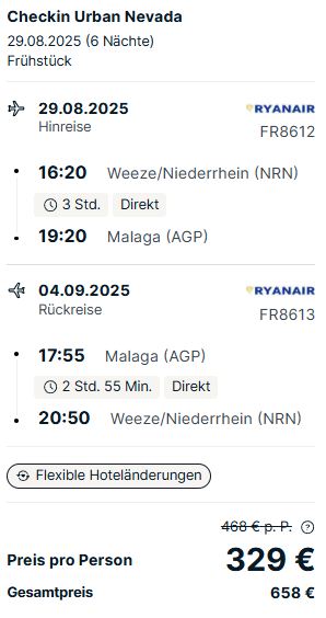 Spanien Reise Angebot