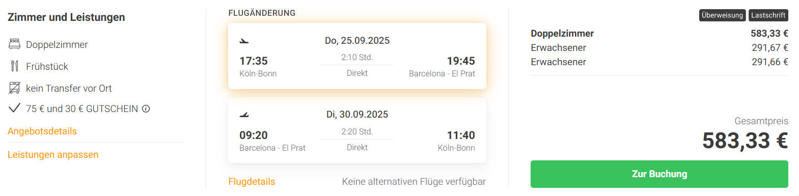 Spanien Reise Angebot