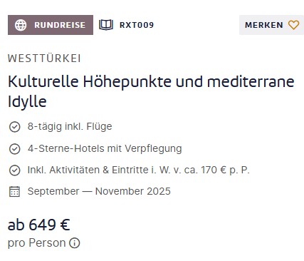 Türkei Rundreise