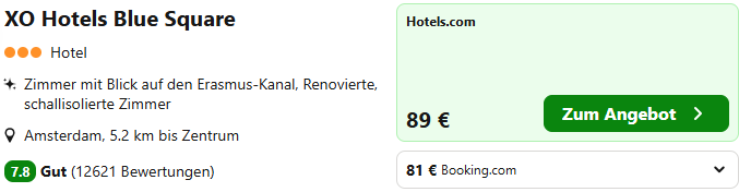 Amsterdam Hotelangebot
