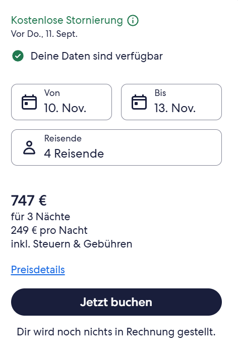Deutschland Ferienhaus Angebot