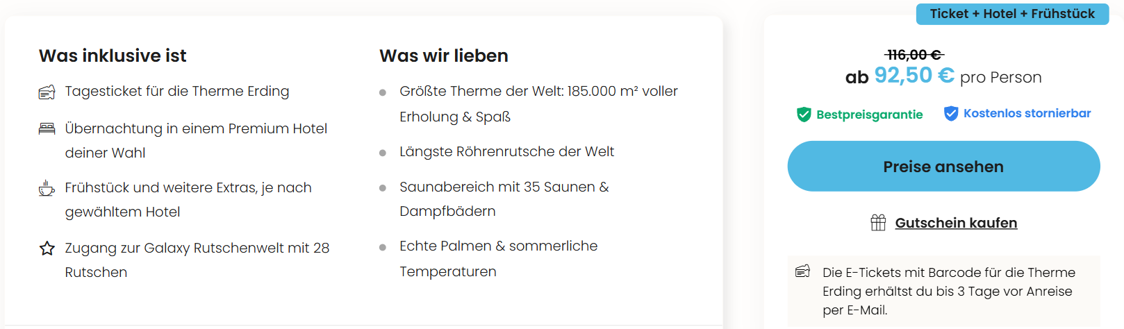 Therme Erding Angebot