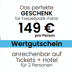 Europapark Wertgutschein mit Hotel Screenshot