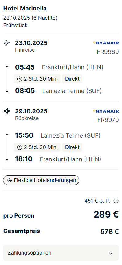 Italien Reise Angebot