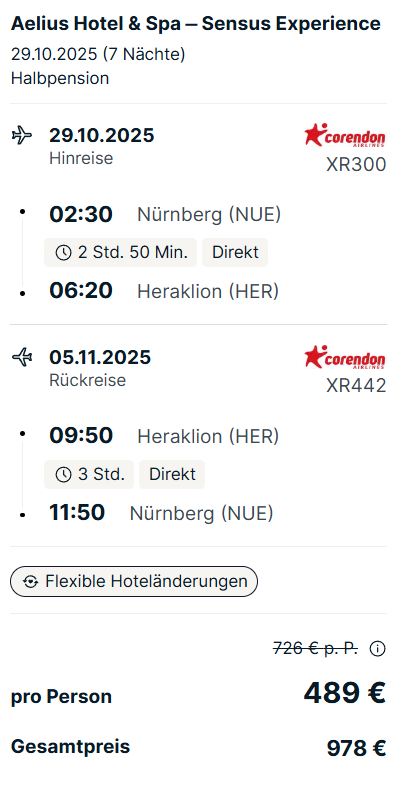 Kreta Reise Angebot
