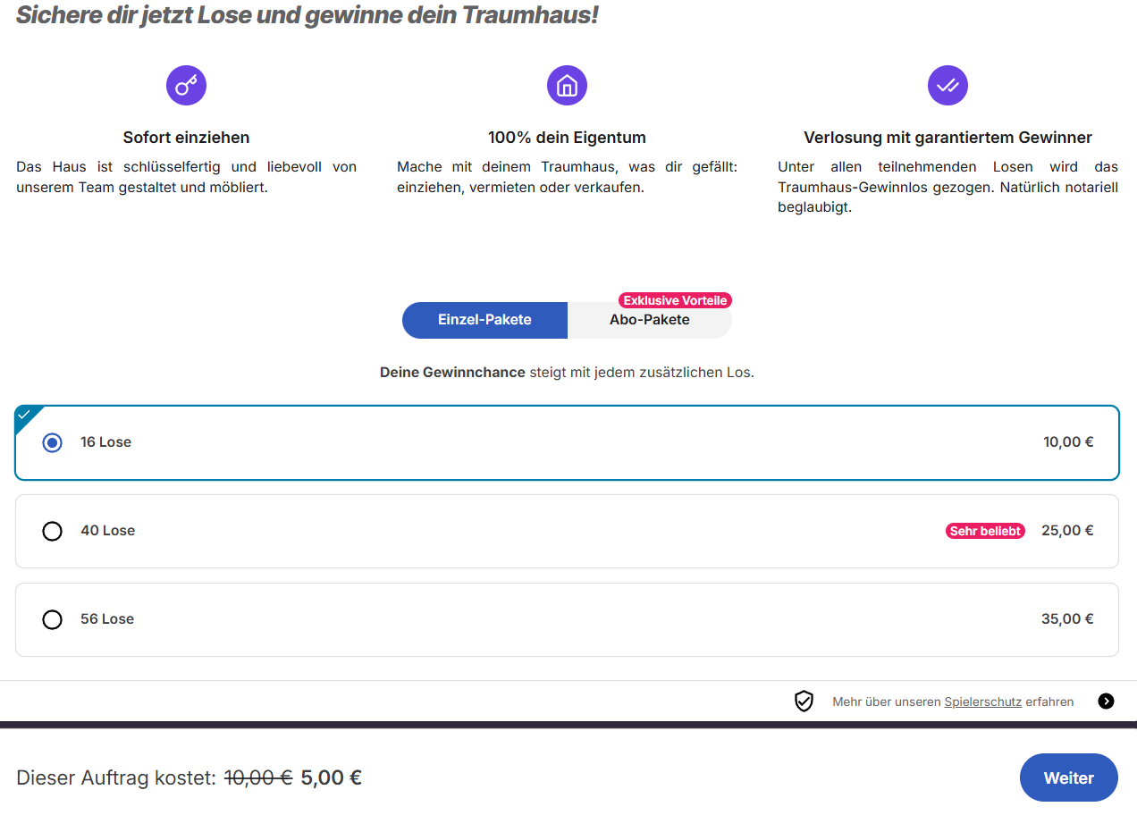 Lotto Angebot