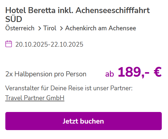 Österreich Hotel Angebot