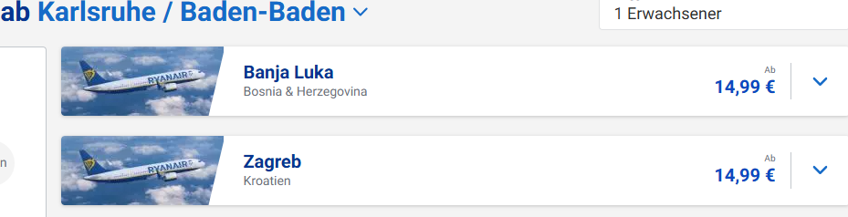 Ryanair Blitzverkauf