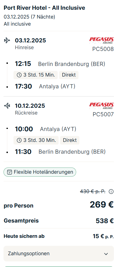 Türkei Reise Angebot