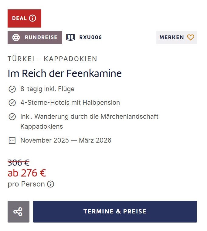 Türkei Rundreise Angebot
