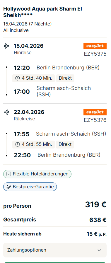 Ägypten Reise Angebot