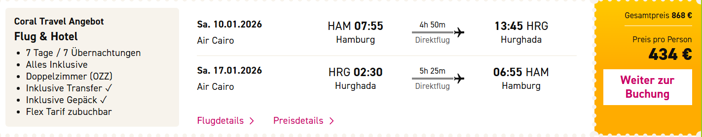 Ägypten Reise Angebot