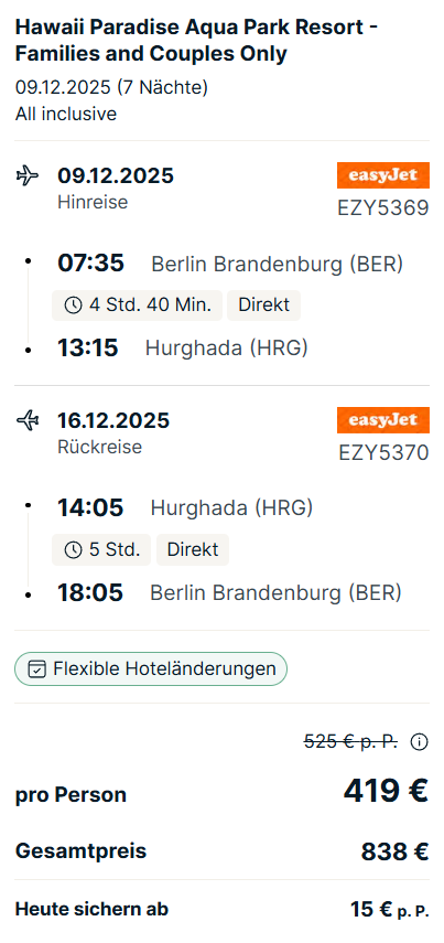 Ägypten Reise Angebot