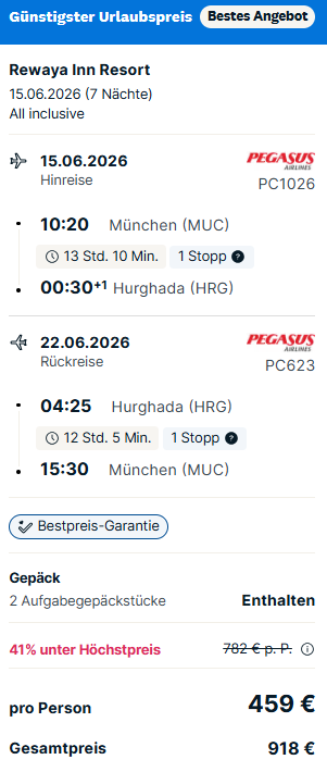 Ägypten Pauschalangebot