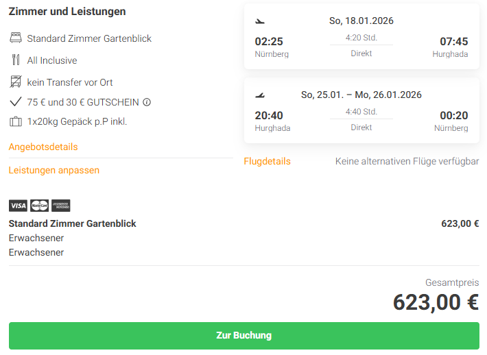 Ägypten Pauschalangebot