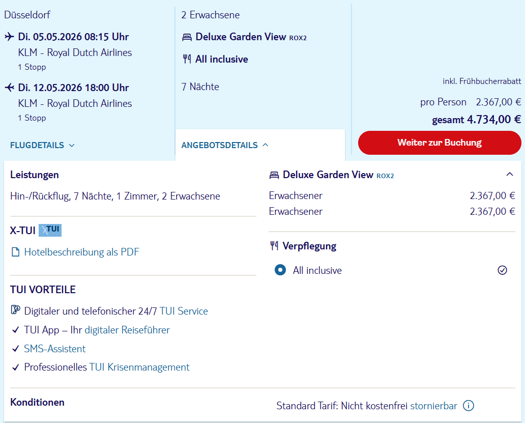 Curacao Reise Angebot