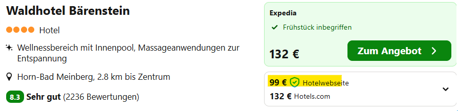 Deutschland Hotel Angebot