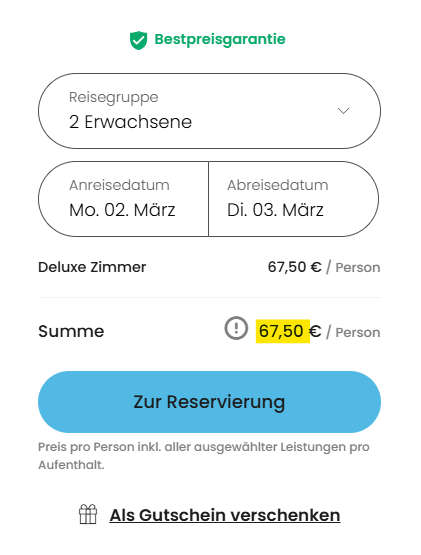 Deutschland Hotel Angebot