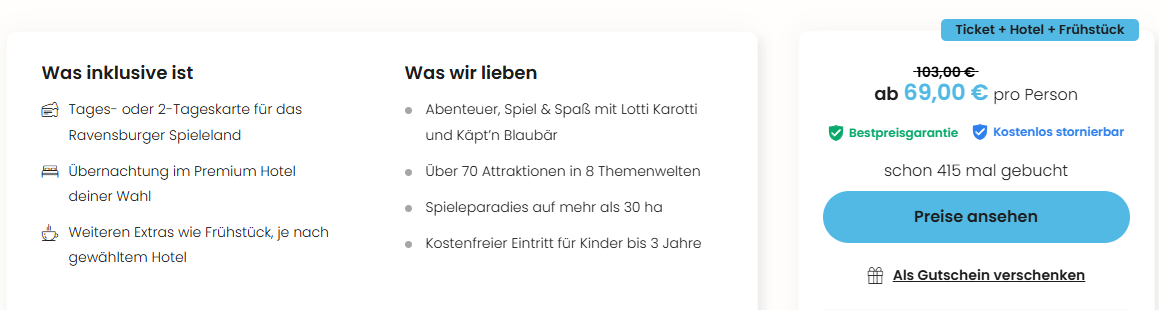 Deutschland Angebot
