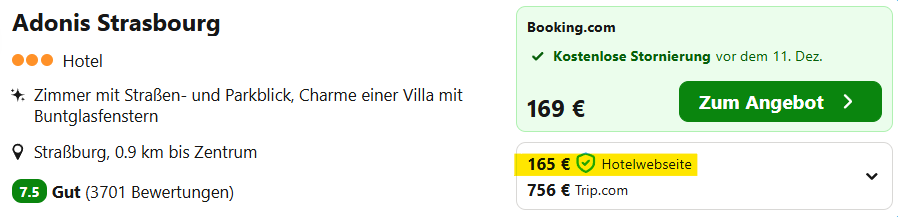 Frankreich Hotel Angebot