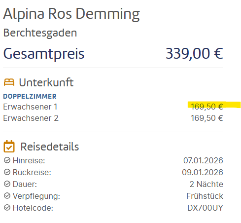 Hotel Königssee Angebot