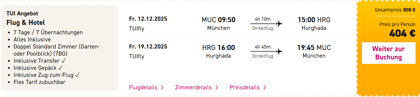 Ägypten Reise Angebot