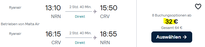 Kalabrien Flugangebot