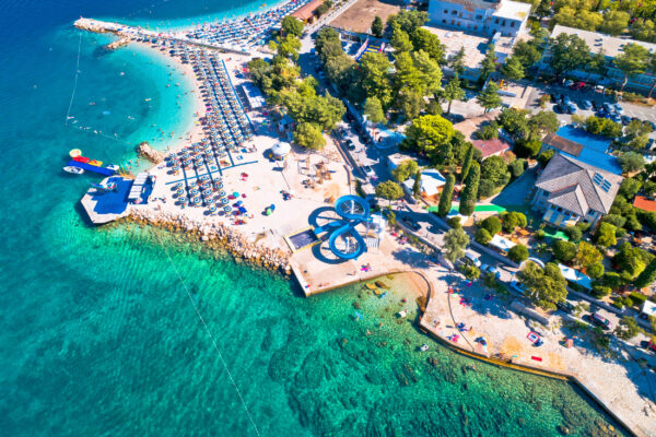 kroatien crikvenica strand poli mora wasserpark