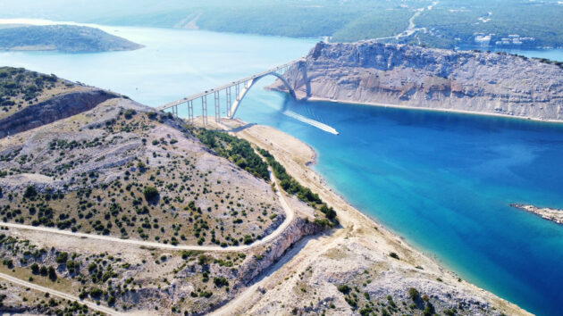 kroatien krk brücke