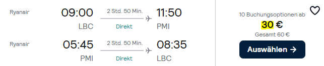 Mallorca Flugangebot