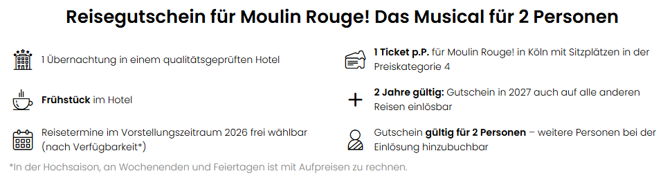 Moulin Rouge Hotelschnäppchen