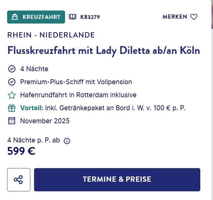 Niederlande Kreuzfahrt