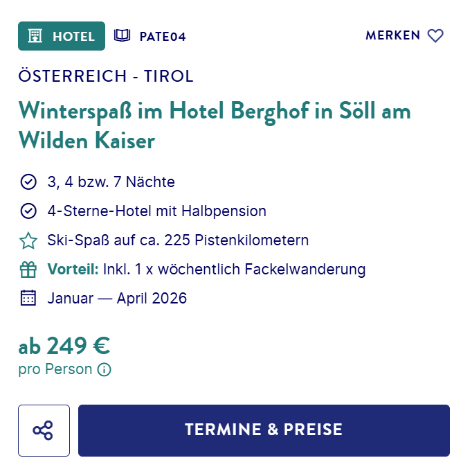 Österreich Hotel Angebot