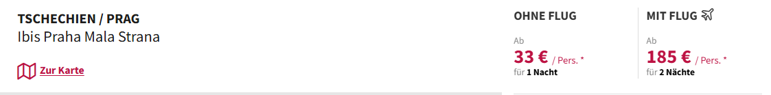 Prag Hotel Angebot