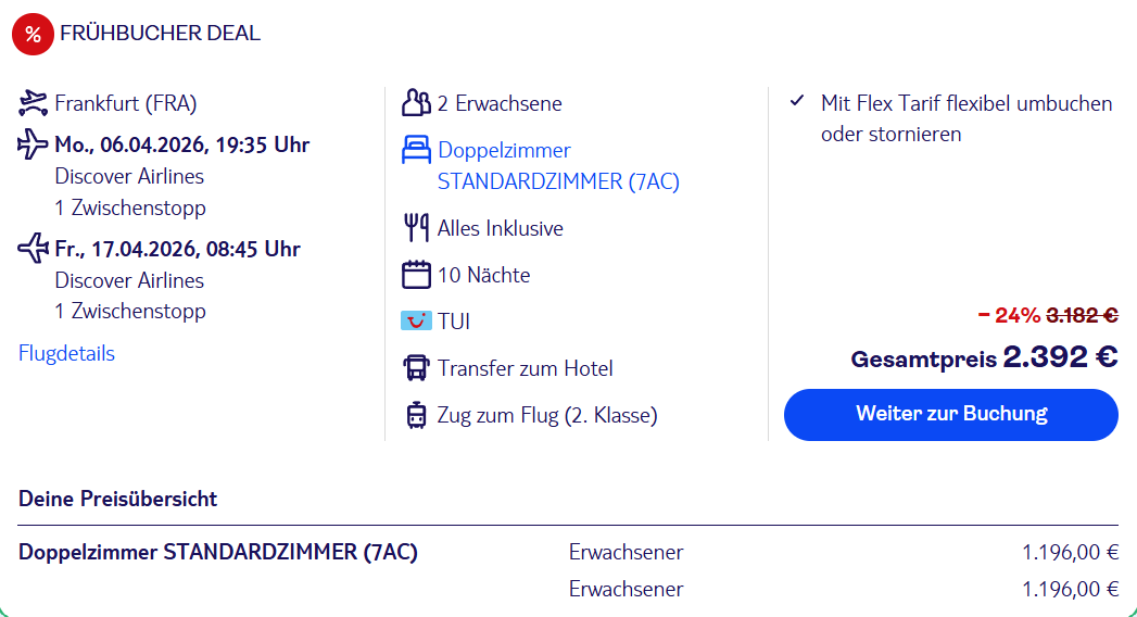 Sansibar Reise Angebot