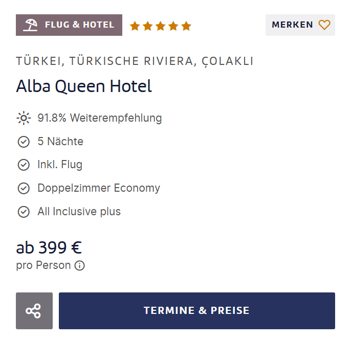 Türkei Reise Angebot