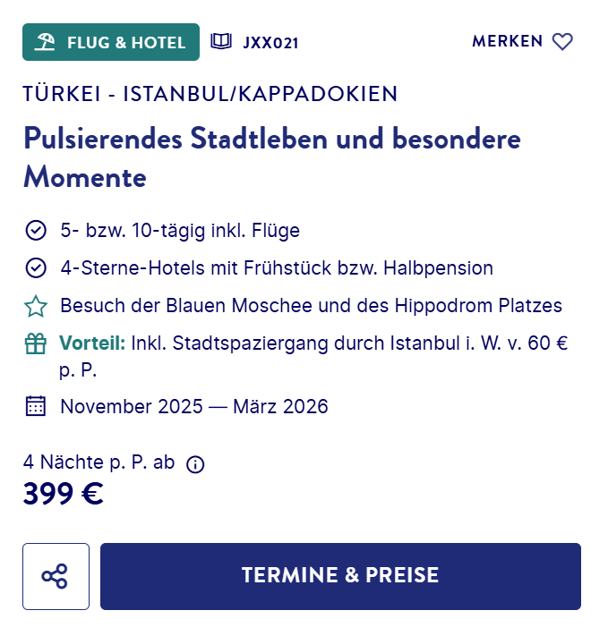 Türkei Reise Angebot