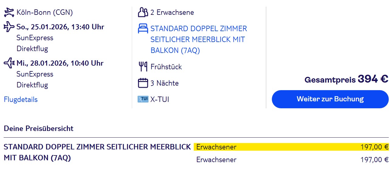 Türkei Pauschalangebot